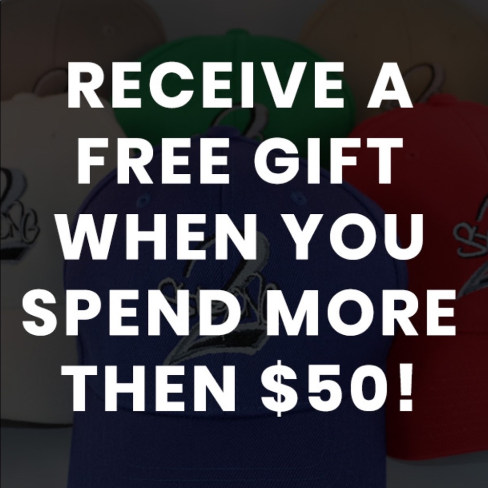SPEND $50 and get select free item from closet🌈🌈